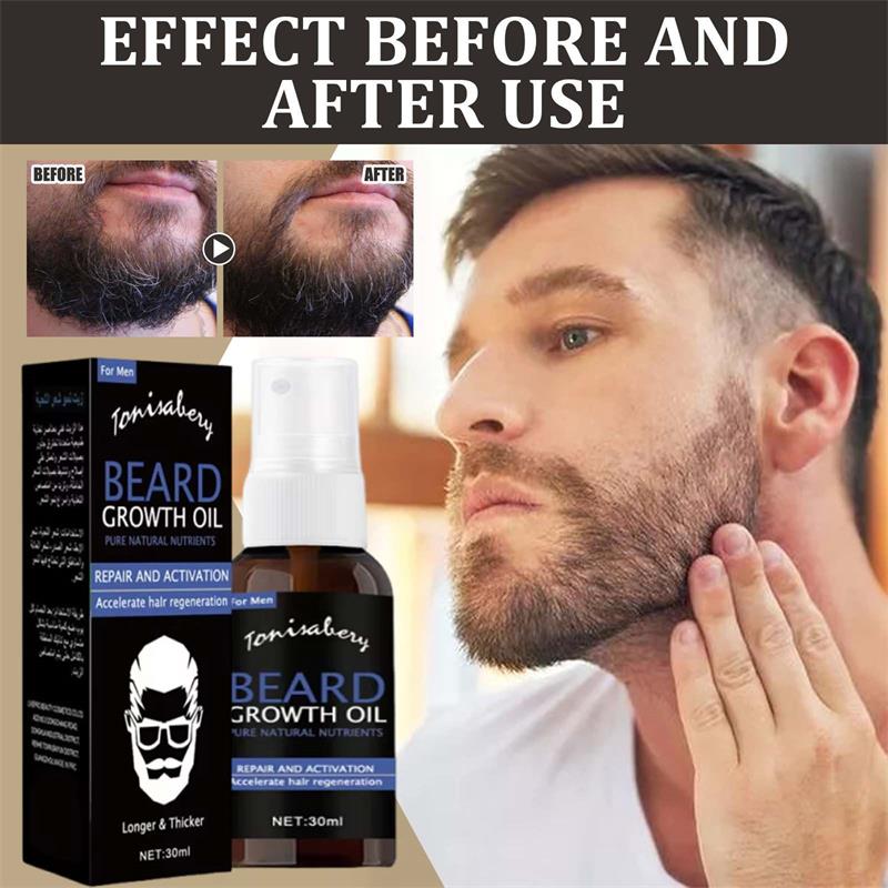Beard Oil Growth - Масло для роста бороды, воск-бальзам для