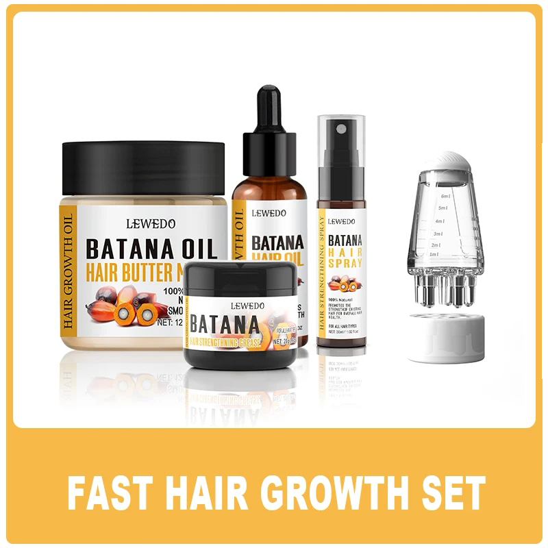 Beard Oil Growth - Набор для роста волос LEWEDO с