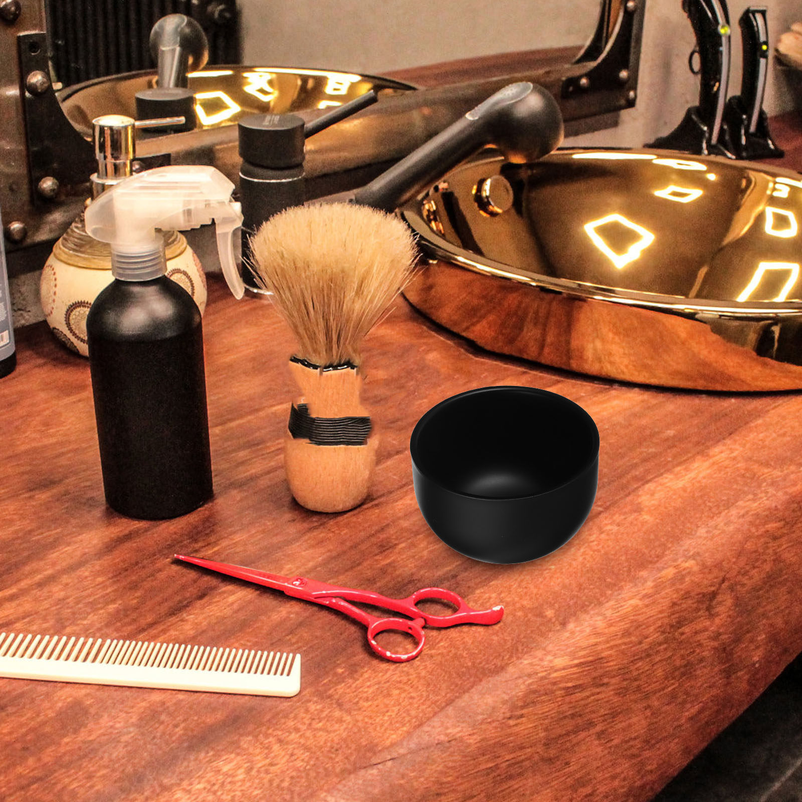 Черная мужская чаша для бритья – обзор и цена Shaving Bowl Soap
